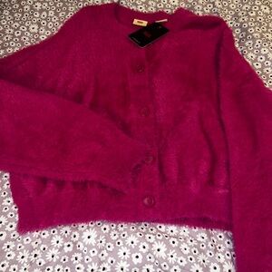 Levi’s fuzzy cardigan